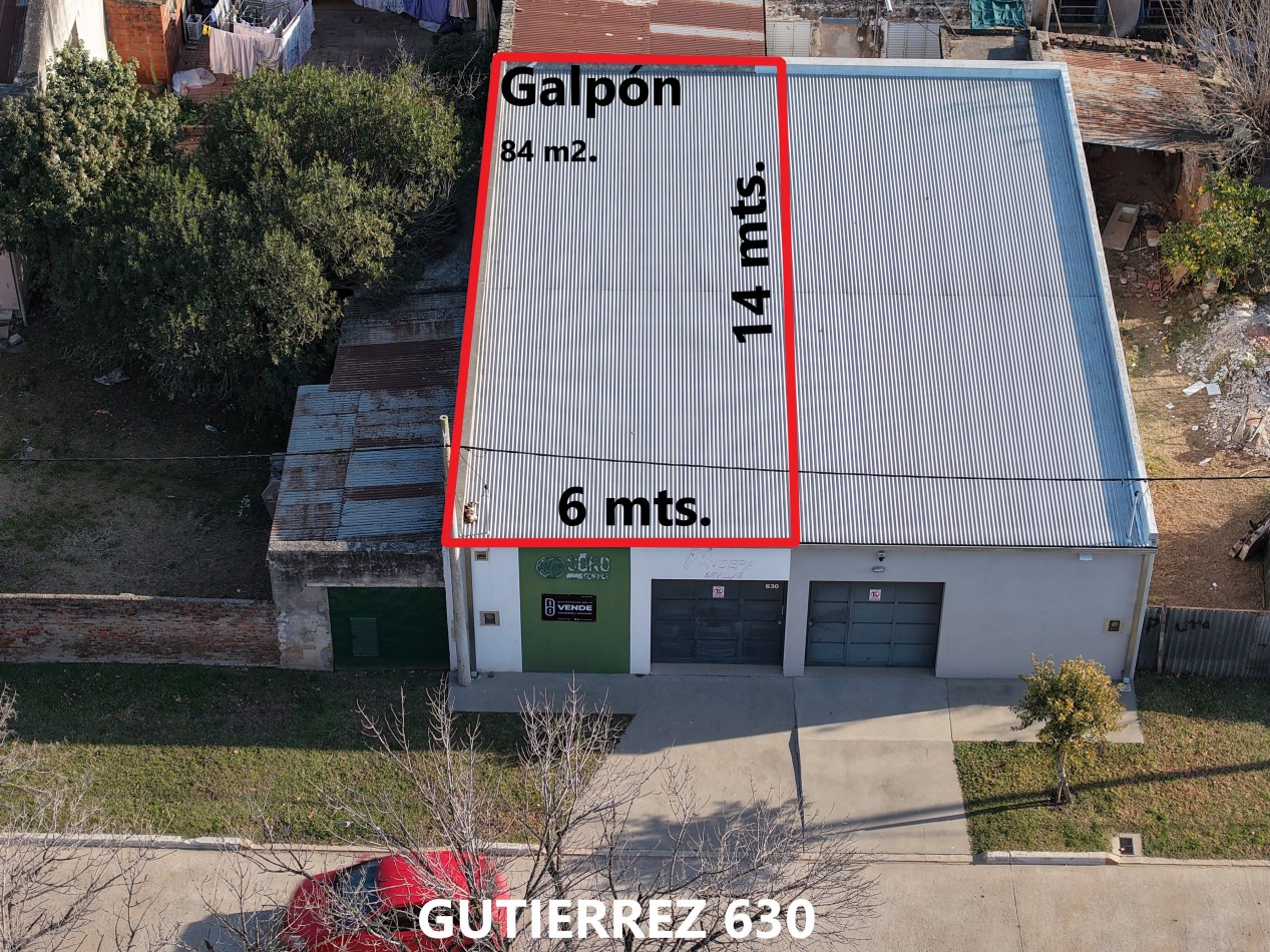 CASA A RECICLAR + GALPON NUEVO!