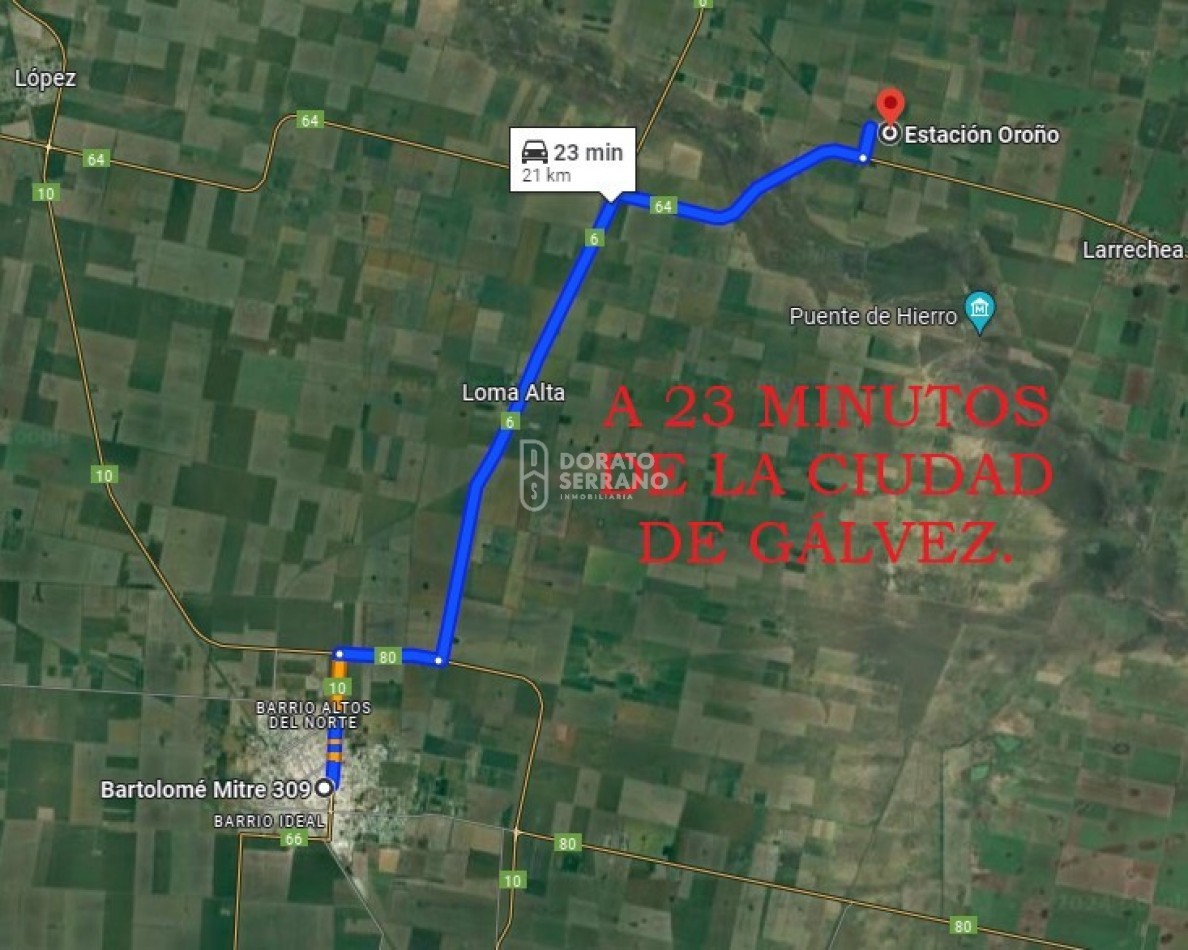 CAMPO AGRICOLA + ANTIGUA ESTACION OROÑO- GESSLER!