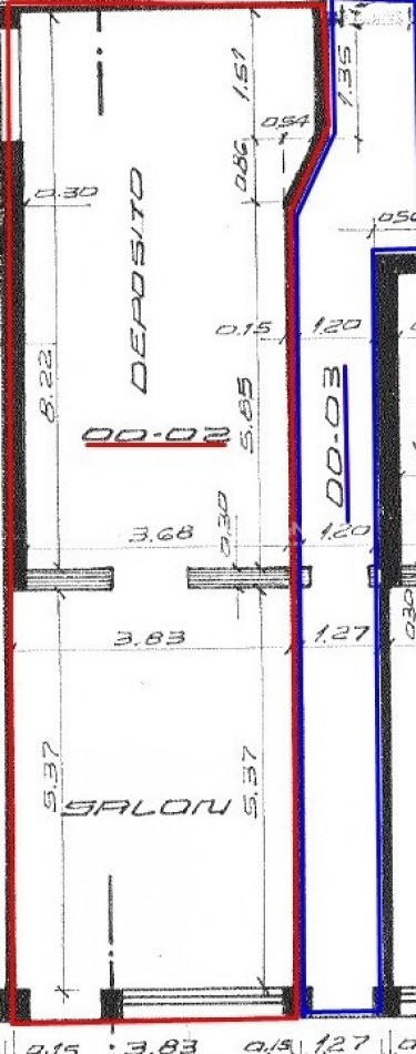 LOCAL FRENTISTA + LOTE Y CONSTRUCCION INTERNOS / AREA CENTRAL.  