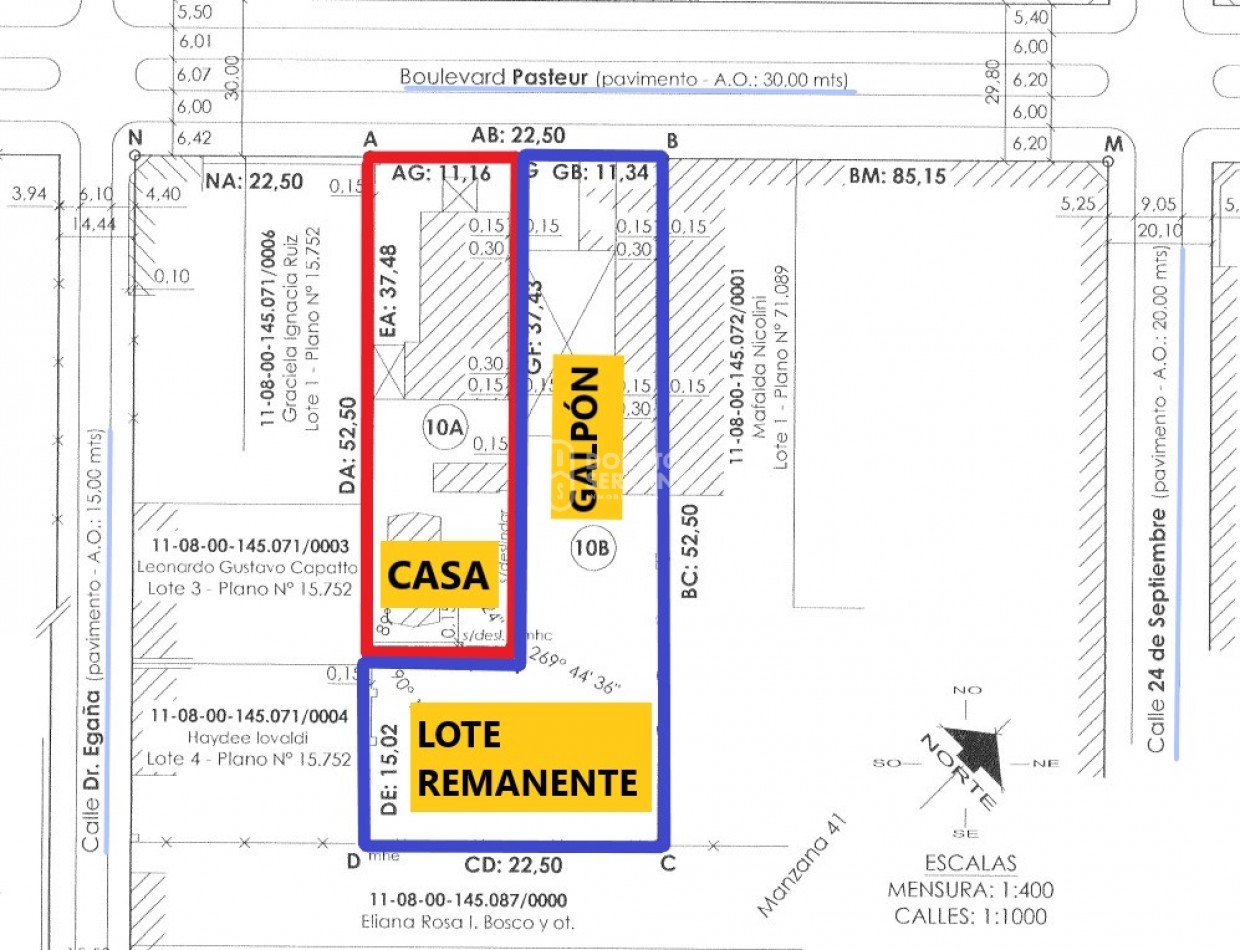 CASA + CONSTRUCCION INDUSTRIAL + LOTE XL!