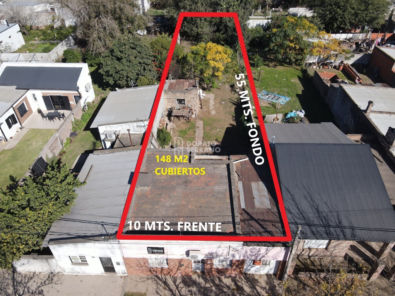 CASA A RECICLAR + LOTE 10 X55!