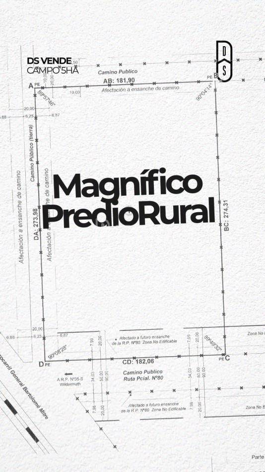 MAGNIFICO PREDIO RURAL! INVERSION DE ALTO RENDIMIENTO!