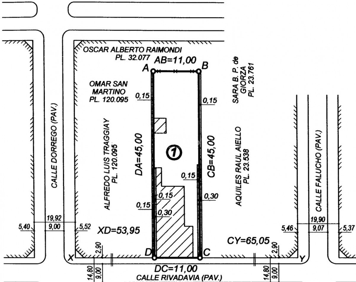 COMPLEJO DE 3 DEPTOS. CENTRICOS + PLUS: LOTE REMANENTE!  